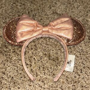 Sparkling Gold Mouse Ears Headband